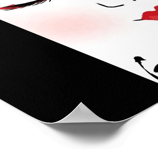 Geisha Poster (Ecke)