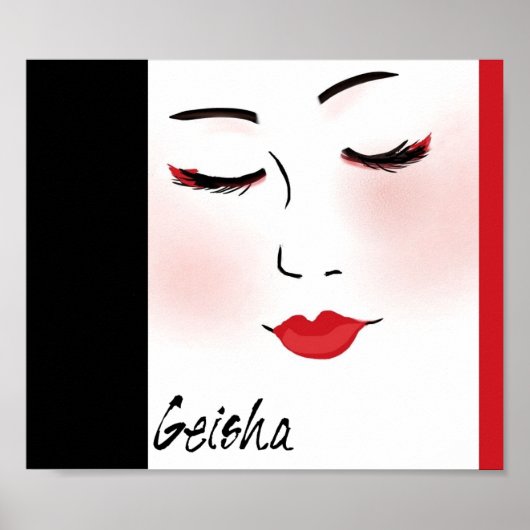 Geisha Poster (Vorne)