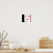 Geisha Poster (Küche)