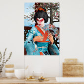 Geisha Poster (Küche)