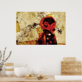 Geisha Poster (Küche)