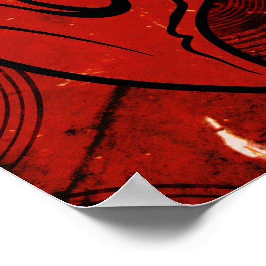 Geisha Poster (Ecke)