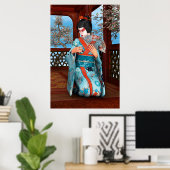 Geisha Poster (Heimbüro)