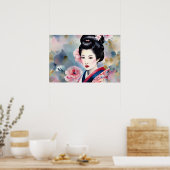 Geisha Poster (Küche)
