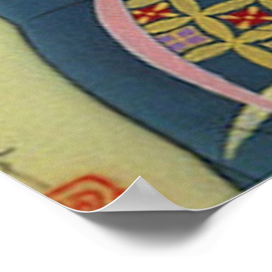 Geisha Poster Print (Ecke)