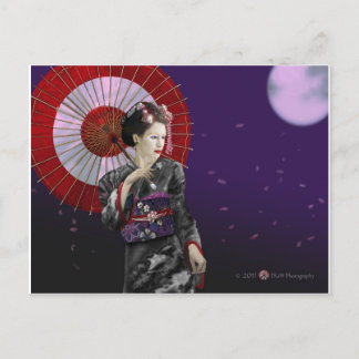 Geisha Postkarte