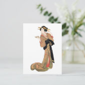 Geisha Postkarte (Stehend Vorderseite)