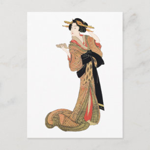 Geisha Postkarte