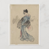 Geisha Postkarte (Vorderseite)
