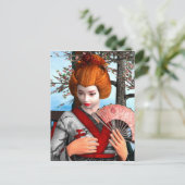 Geisha Postkarte (Stehend Vorderseite)