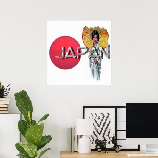 Geisha Print Poster (Heimbüro)