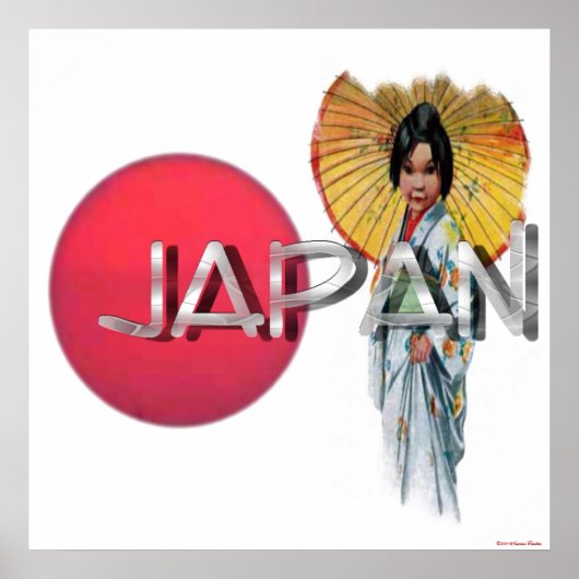 Geisha Print Poster (Vorne)