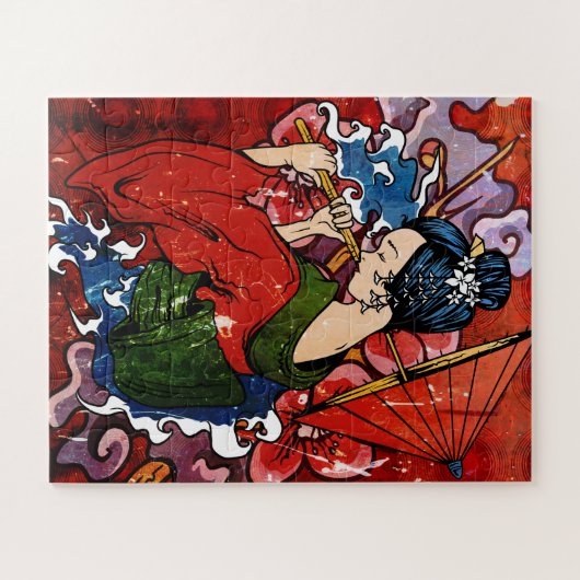 Geisha Puzzle (Horizontal)