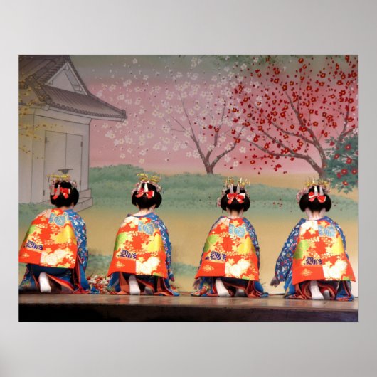 Geisha Row Poster (Vorne)