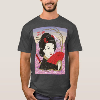 Geisha Samurai Japan Culture Kawaii Geish T-Shirt