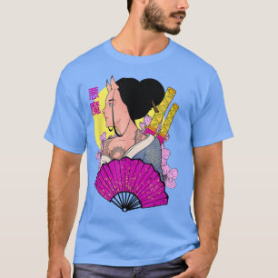 Geisha Samurai oni-Demon T-Shirt