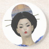 Geisha Sandstone Untersetzer (Vorne)