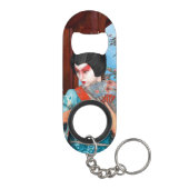 Geisha Schlüsselanhängerflaschenöffner (Rückseite)