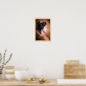 Geisha-Schönheit - cooles orientalisches japanisch Poster (Küche)