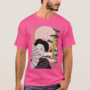 Geisha Sei schön japanischer Manga-Stil japanisch T-Shirt