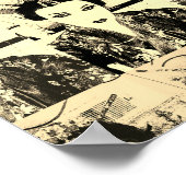 Geisha Selfie Cool Wall Pop Art Poster (Ecke)