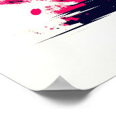 Geisha Serenity - Elegance im Sakura Breeze Poster (Ecke)