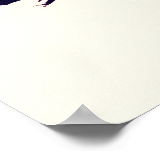 Geisha Silhouette bei Sunset - Traditionelle Elega Poster (Ecke)