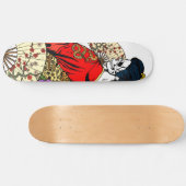 Geisha-Skelett-Plattform Skateboard (Horizontal)