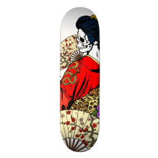Geisha-Skelett-Plattform Skateboard