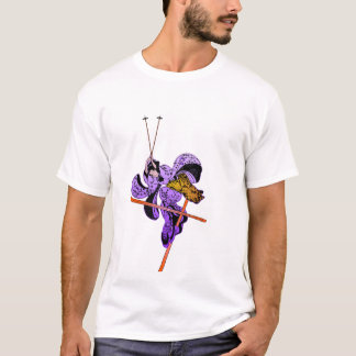 Geisha-Skifahrer T-Shirt