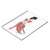 Geisha Spiral Notebook Notizblock (Linke Seite)