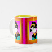 Geisha Tasse (Vorderseite Links)
