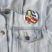 Geisha-Tattoo-Design Button (Beispiel)