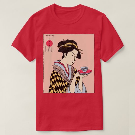 Geisha Tea Time T-Shirt (Design vorne)