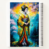 Geisha Textured Notizblock (Rückseite)