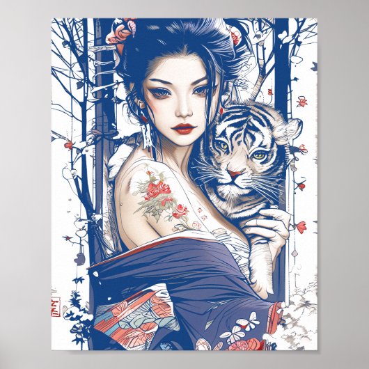 Geisha-Tigerschießel Geisha 89003 Poster (Vorne)