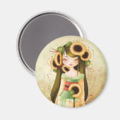 Geisha Trounesco Magnet (Vorderseite/Rückseite)