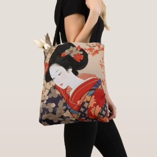 Geisha Ukiyo-e japanische Kunst Tasche