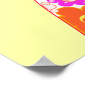 Geisha w Venezianisch Mask Poster (Ecke)