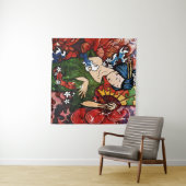 Geisha Wandteppich (Beispiel (Horizontal))