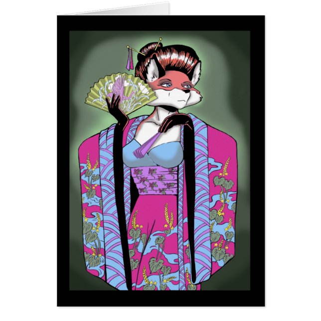 Geishafox-Karte (Vorne)