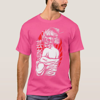 GeishaJapanische FlaggeJapanische Frauen Geisha Pr T-Shirt