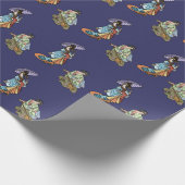 Geishas Geschenkpapier (Ecke)