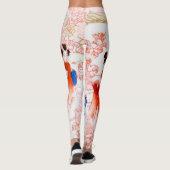 Geishas im Garten Leggings (Rückseite)