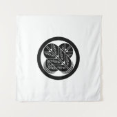 Geishu-Falkenfedern Wandteppich (Vorderseite)