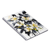 Geißblatt - Aquarellblumen Notizblock (Rechte Seite)