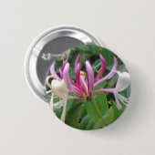 Geißblatt-Blumen-Knopf Button (Vorne & Hinten)