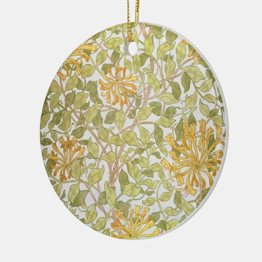 "Geißblatt" Entwurf, 1883 Keramikornament (Links)