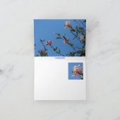 Geißblatt-leere Anmerkungs-Karte Karte (Innenseite)