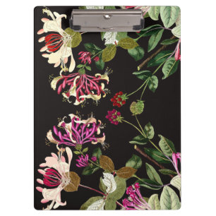 Geißblatt-Rebe-BlumenBlumen-Garten-Klemmbrett Klemmbrett